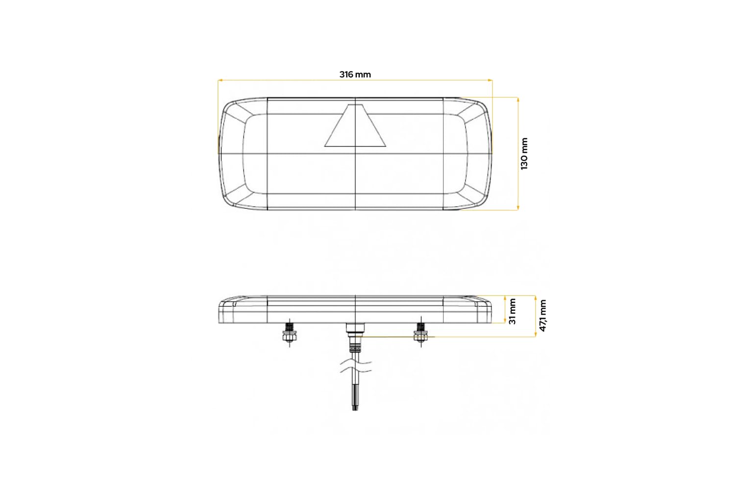 Lampy tylne TruckLED L1918+L1919 LED 6 funkcji lewa+prawa | Wodoszczelne tylne światła IP67 z 6 funkcjami i dynamicznym kierunkowskazem do samochodów ciężarowych, przyczep i traktorów.