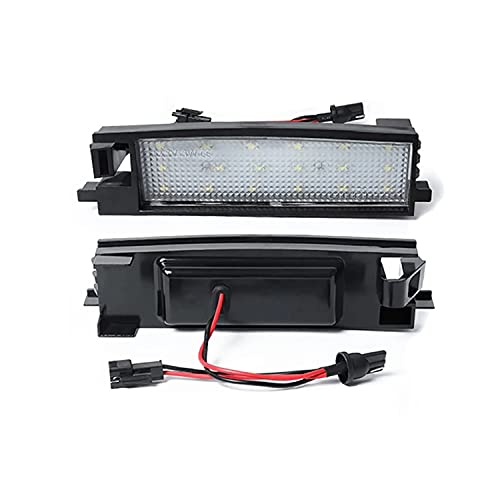 MOLEAQI 2 uds luz LED Blanca para Placa de matrícula para T-oyota Rav4 2 3 XA40 Aygo Yaris Corolla Scion iM Auris Avalon Vanguard Camry Solara Cover