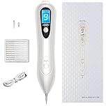 Syluxe Eliminar Verrugas, Quita Verrugas Lunares Pequeños y Manchas｜Lápiz Quitaverrugas Eléctrico 9 Niveles｜Pantalla LCD｜Seguro para Cara, Manos y Cuerpo