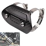 ● Scudo termico di scarico (lunghezza: 110 mm, larghezza: 60 MM), accessori di montaggio (35 MM-64 MM regolabile)