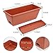 8pcs Window Box Planter,17 Inches Flower Window Boxes, Rectangle Planters Box with Drainage Holes and Trays, Plastic Vegetable Planters for Windowsill Patio Garden Home Decor Porch Yard (Red)