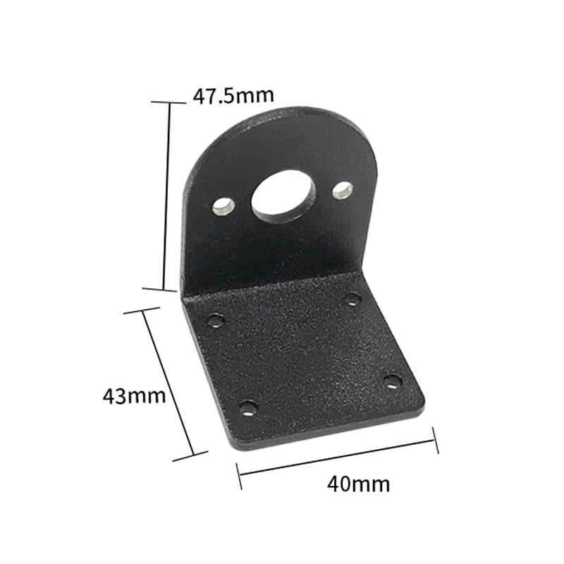 Generic 555 DC Motor Bracket 38ZYT64 Miniature Small Motor DC High Speed Motor Adjustable Speed Motor Mount