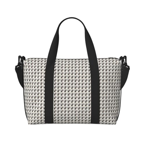 Sac de voyage imprimé teckel pour escapades citadines et weekends