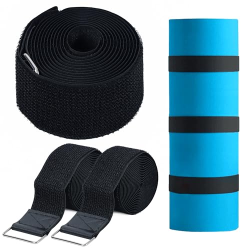 3 Pcs Floating Water Mat Straps, Pad Straps Reusable for Storing Storage Up to 18 Feet Long or Shorter, Floating Mat Accessories