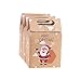 VEYLIN 24Pcs Christmas Paper Gift Boxes with Handle, Christmas Element Assorted Bags for Christmas Party Supplies (6 Different Style)