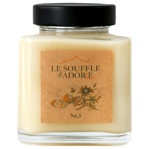 Miel de Esparceta Premium, Blanca, Cremosa, de Sabor Suave, 100% Natural, de Abeja, Pura, Sin Azúcar, Sin Aditivos, 500 g | Le Souffle d'Adore