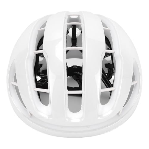Casco de ciclismo blanco ajustable para ruta y montaña de hombre y mujer 6