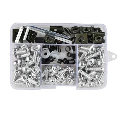 �t�F�A�����O�{���g�L�b�g�{�̃l�W �ɓK������KX60 �ɓK������KX65 �ɓK������KX80 �ɓK������KX85 ���[�^�[�t�F�A�����O�{���g�l�W�i�b�g(Silver-155pcs)