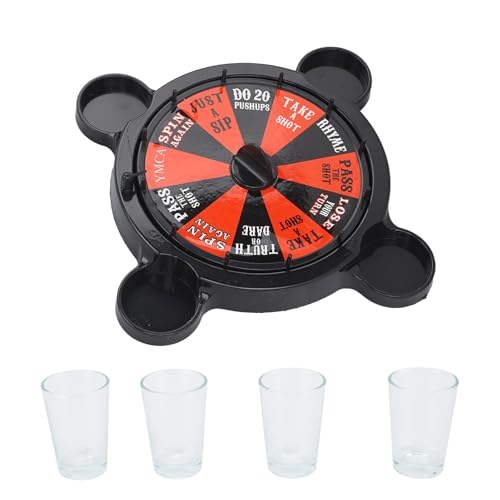 Jogo de bebida para toca-discos, jogo de plástico portátil divertido para bebidas de vidro para KTV