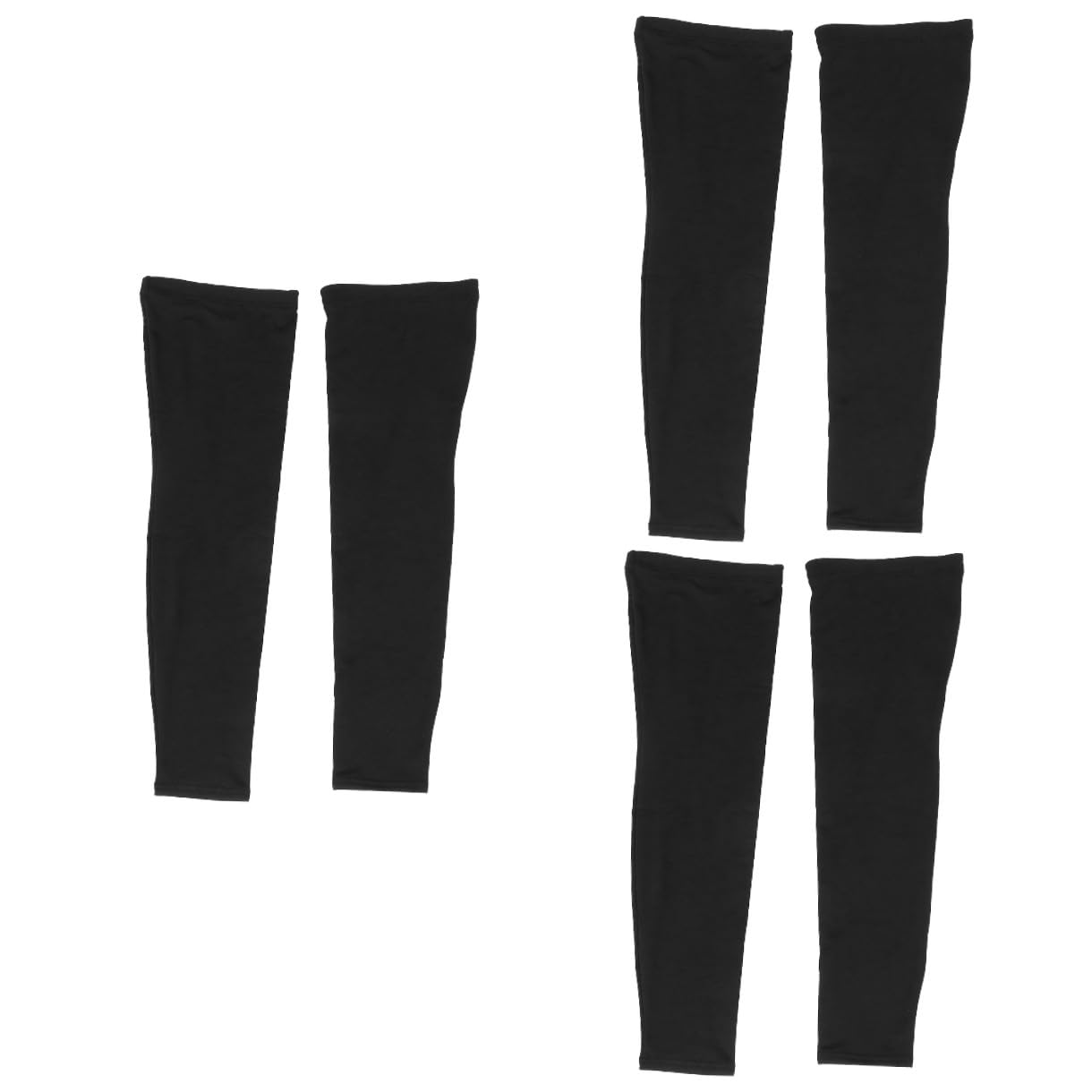 HANABASS 3 Pares Perneras de Compresión para Manga Larga Completa Soporte para Circulación y Protección Térmica para Actividades Deportivas