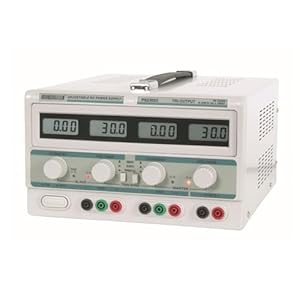 Velleman LABPS23023 Labornetzgerät 2x0-30V 0-3A Grau