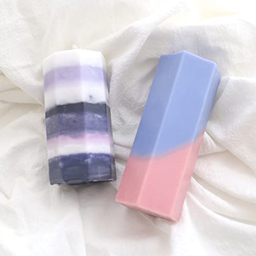 Candle Molds Candle Making Supplies,2 Pcs Hexagon Pillar Candle Making Molds, Durable Pc Candle Mold For Candle Making #TOP4