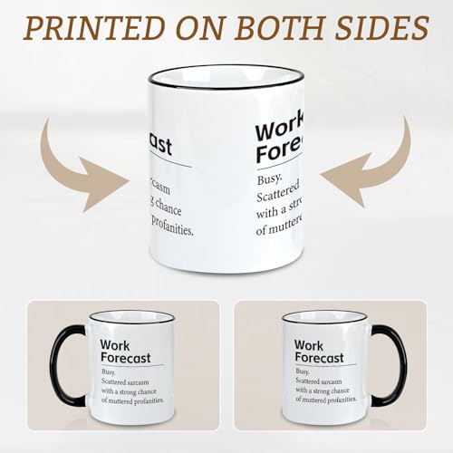 Taza de cerámica blanca 11 onzas miniatura 3
