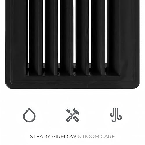 Image of Bathroom Door Air Vent Grille 440mm x 120mm / 18 inch x 5.3 inch Two Sided Ventilation Cover