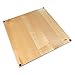 Zelus Borderless Tournament Chess Board with Inlaid Mahogany Wood, Large 18 x 18 Inch, Board Only