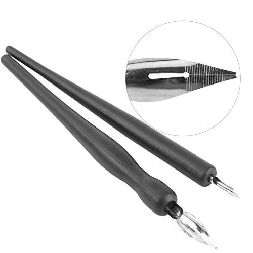 Zerodis Manga Pen Cartoon Comic Pen Nib Drawing Tools Comic Dip Pen Set With 2 Black Pen Holders 5 Nibs 1 Drawing Eraser #TOP4