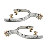 Avejjbaey Bronze Pferdepick mit deutschen Silberverzierungen Reitsport Reitzubehör Antike Reitsporen mit silbernem Akzent