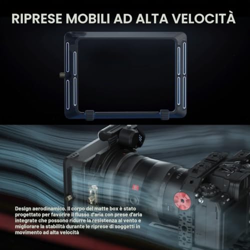 Anello Adattatore Tilta Da 80mm Per Mirage Matte Box – Montaggio Diretto Su Lenti Cine Compatte, In Alluminio