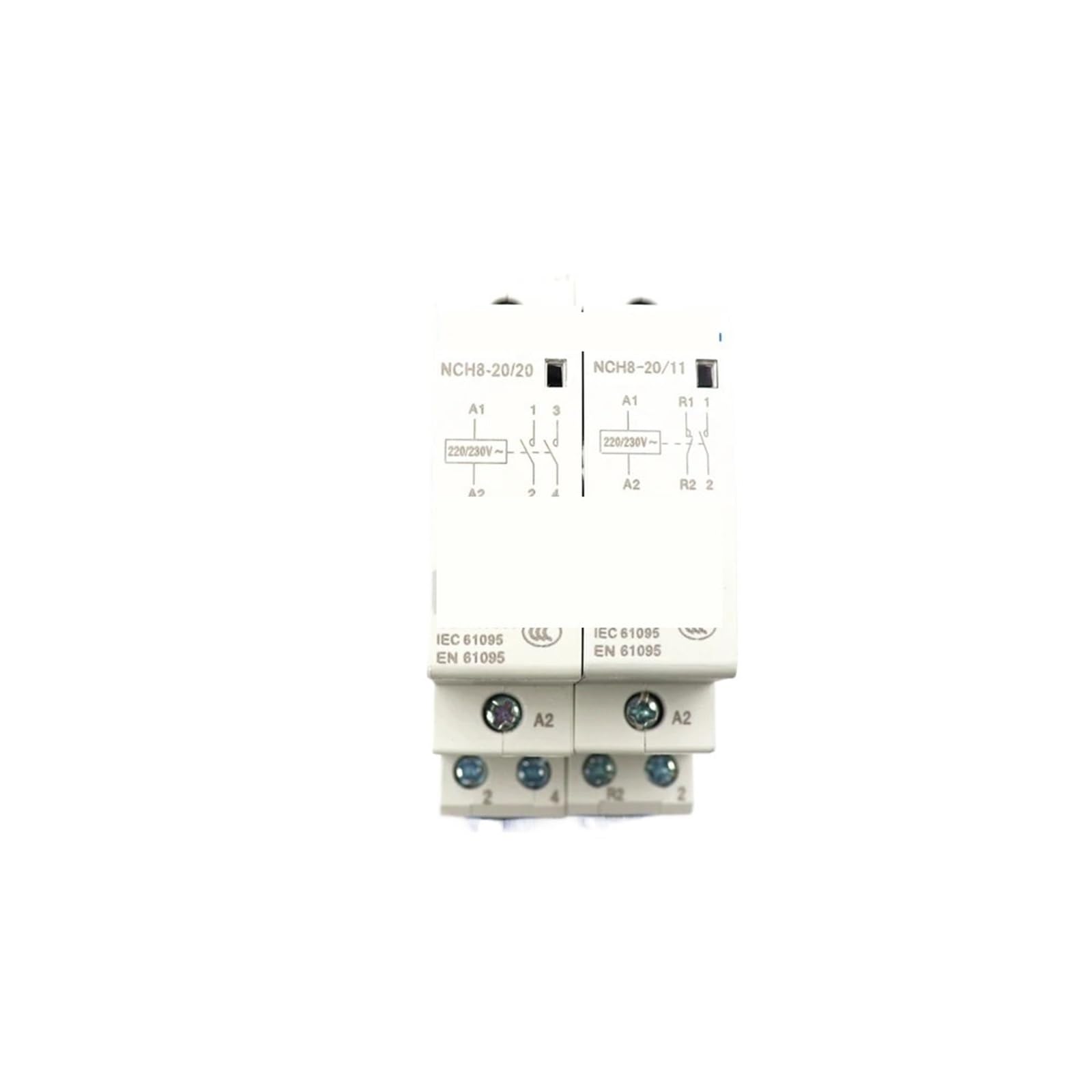 Contacteur AC monophasé 2NC silencieux pour automatisme de chauffage