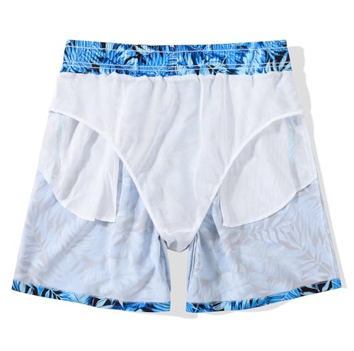 MADHERO Mens Swim Trunks Vintage Floral Quick Dry Beach Shorts Bathing Suit with Mesh Lining4