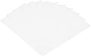 uxcell 100Pcs Clear Cello Bags, 6.3" x 11.8" Plastic Flat Cone Open-End OPP Cello Treat Bags Cello Poly Bags for Packing Cookies Candy Jewelry Gifts, Clear