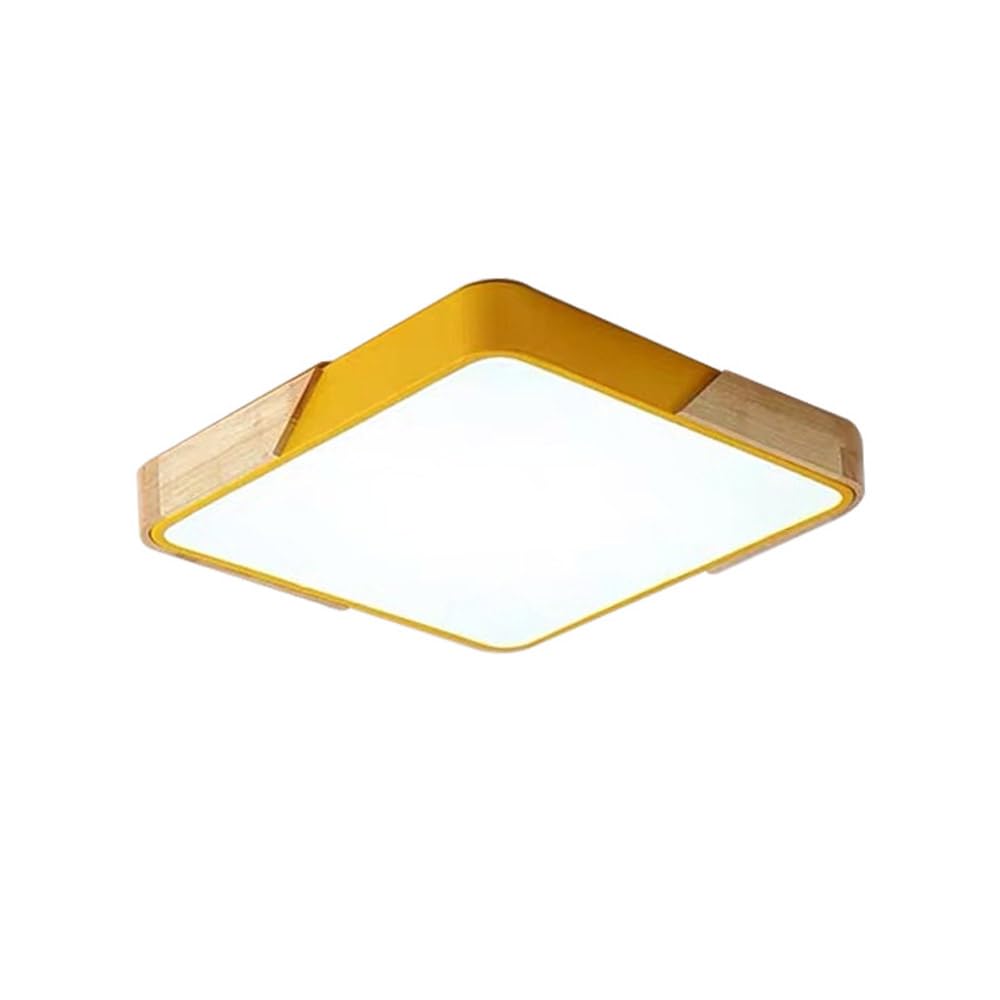 Plafonnier LED bois idéal pour le salon ou une chambre moderne et zen