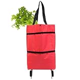 【Tissu Oxford robuste】 Parce que l'extérieur du sac à provisions à roulettes est fait de tissu Oxford imperméable et imperméable, ainsi que d'une connexion de coutures denses, ce sac thermique est très solide et