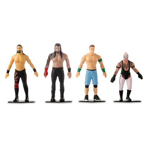 TCG Toys FleXfigs: WWE Superstars - 4 Character Pack - Wrestler Articulated Action Figures