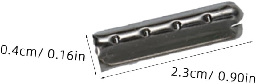 300pcs Metal Tips Smooth Ends for Projects Replacement Ends for Shoes Strong Material for Crafting and Repair