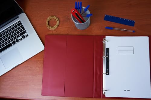 DOHE 9922 – Buch von Protokollen, nachfüllbar, 100 Blatt A4, Natur