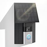 Solar Charger for Ring Battery Doorbells - Compatible with Video Doorbell 3/3 Plus/4, Battery Doorbell Plus/Pro, 2 Prong Port-1 Pack