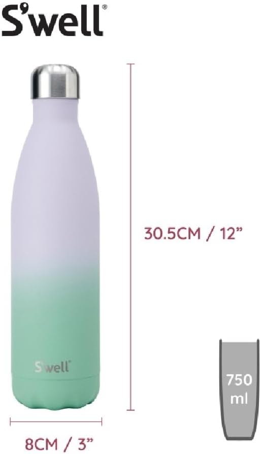 S’Well Triple Layered Vaccum Insulated Water Bottle Pastel Candy 750Ml