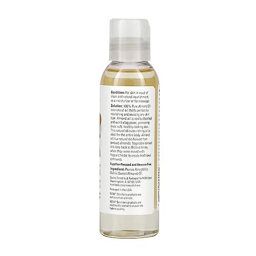 Óleo De Amêndoa N.ow 118ml para Cuidados Pessoais Perfeito para Uso Diário- No Brasil
