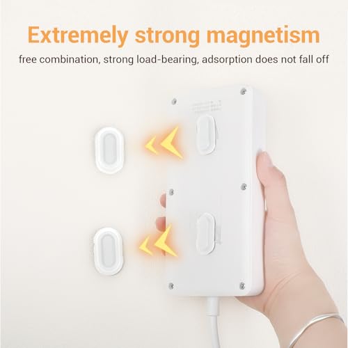 JIYIN 4Pcs Remote Control Holder, Magnetic Remote Control Holder, Remote Holder Wall Mount, Hole Free Remote Control Organizers Storage for TV, Fan, and Air Conditioner Wall Holder(White) - Cosy Home Interiors JIYIN 4Pcs Remote Control Holder, Magnetic Remote Control Holder, Remote Holder Wall Mount, Hole Free Remote Control Organizers Storage for TV, Fan, and Air Conditioner Wall Holder(White) - Image 3