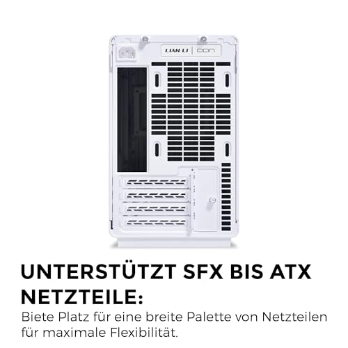 Chasis Lian Li A3 Matx White compacto que resuelve problemas de espacio en mesa 7