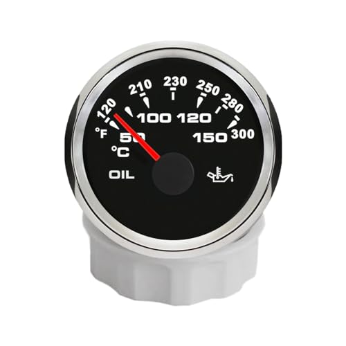 Thermomètre à huile ELING 52 mm pour surveiller le moteur lors de vos sorties en mer ou sur route