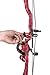Cajun Bowfishing Shore Runner Kit Compound Bowfishing Bow Ready to Fish Kit with Arrow Rest, Bowfishing Reel, Reel Seat, Blister Buster Finger Pads, Fiberglass Arrow, Red/Black