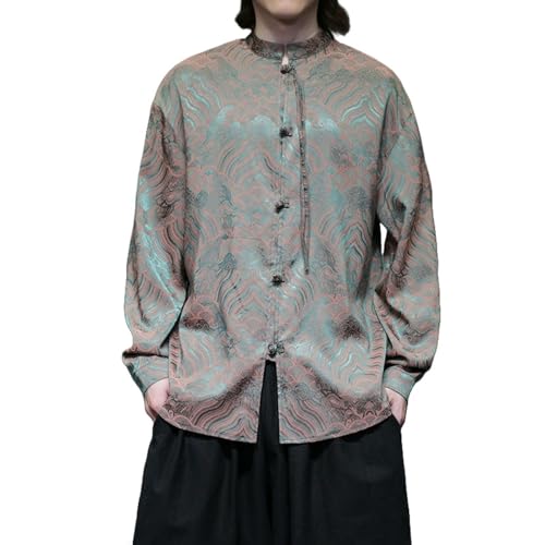 Chemise homme jacquard rétro idéale pour vos sorties et soirées