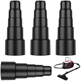Seutmrou 4 Stück Staubsauger Adapter, 23-50 mm 5 Schicht Staubsaugerschlauch Adapter, Schlauchadapter Universal für Nass Trockensauger und Elektrowerkzeuge