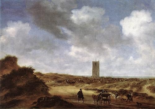 Tableau Vue d'Egmond Aan Zee Van Ruysdael | Affiche Murale 60x90cm
