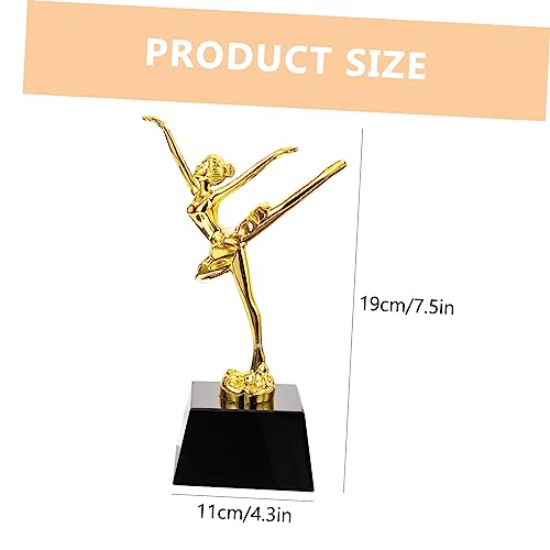 ORFOFE Troféu De Dança Cristais Decoração Modelo De Metal Decoração Esportiva Presentes Infantis Dec