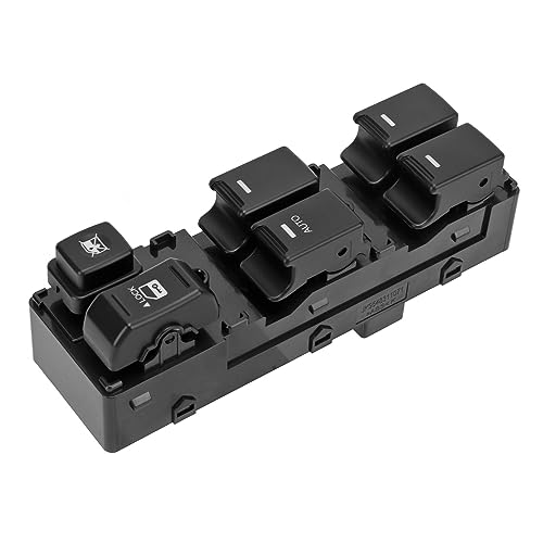 Interrupteur vitre électrique principal en ABS haute sensibilité pour commande de porte conducteur