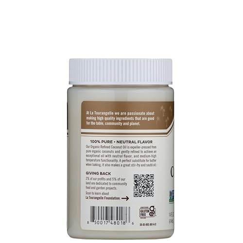 image for La Tourangelle, Organic Coconut Oil, Refined, For Cooking, Baking, Hai