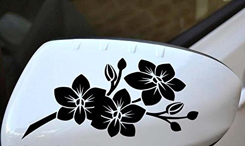 Indiashopers Orchid Flower Windows, Sides, Hood, Bumper Car Sticker ...