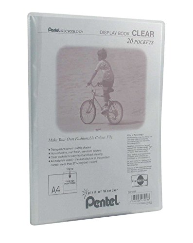 PENTEL A4 chemises de présentation - 20 pochettes