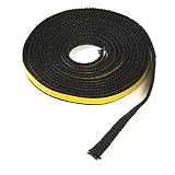 Kamindichtung Ofendichtschnur selbstklebend Dichtband Glas Tür Kamin Ofen Dichtung aus Glasfasern hitzebeständig bis 550 °C Länge 2 Meter Breite 8x2mm