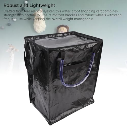Bolsa de comestibles con ruedas Cuifati para tus compras y días de picnic 6