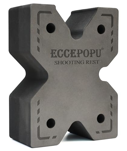 ECCEPOPU Portable Rifle Rest, High-Density Foam Shooting Rest, Adjustable Fit for All Shooters