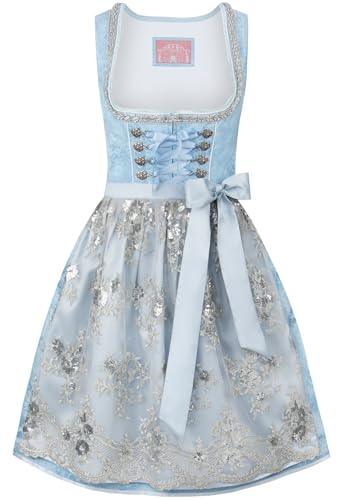 Stockerpoint - Dirndl Maya (60cm), Größe:36, Farbe:Hellblau