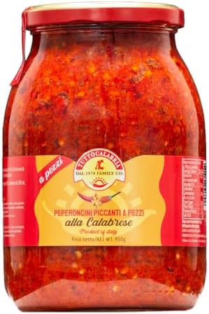 TUTTOCALABRIA Crushed Calabrian Chili Pepper Paste, Club Pack, 33.5 oz